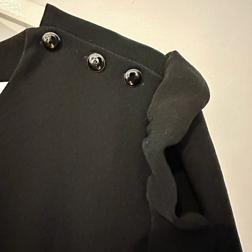 Sézane Augustine dress, black, size 44 - Picture 3 of 8
